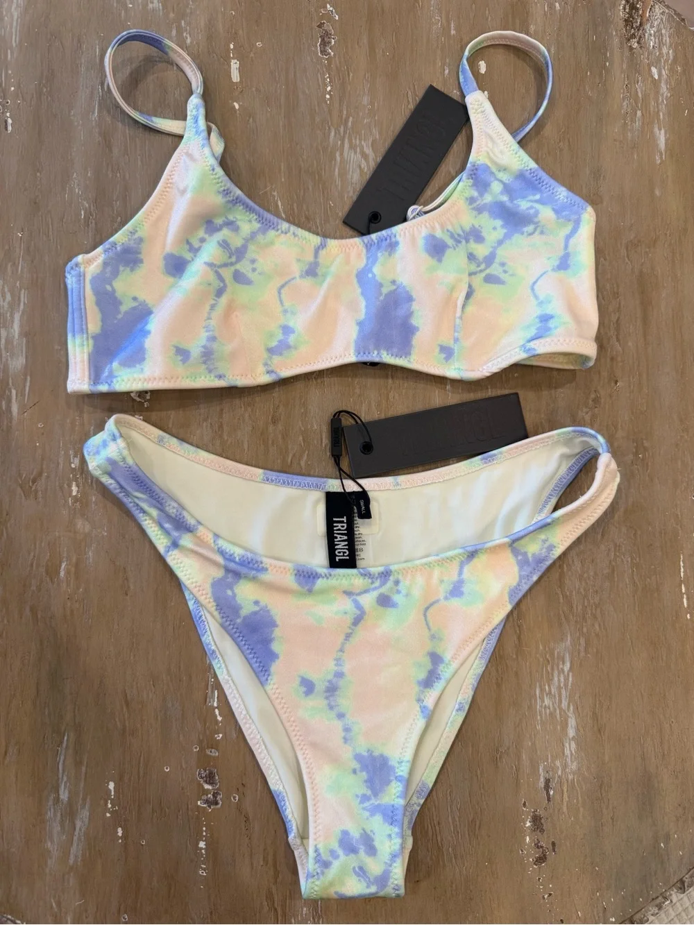 triangl swimwear Rina Tie-Dye Bikini Set